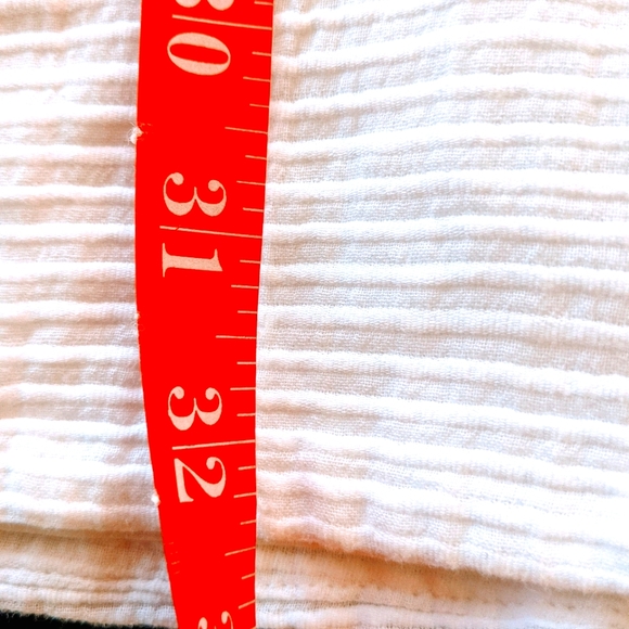 GAP lined white mini dress in sharp, white cotton. - Picture 6 of 11